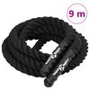 vidaXL Kamptau svart 9 m 6,8 kg polyester