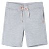 vidaXL Barneshorts med snor gr&aring; 128