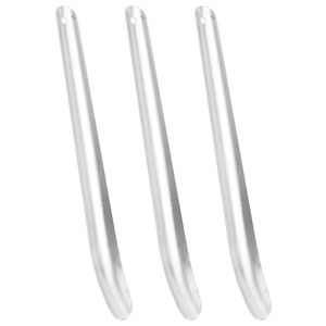 vidaXL Svetteskrapere 3 stk s&oslash;lv aluminium