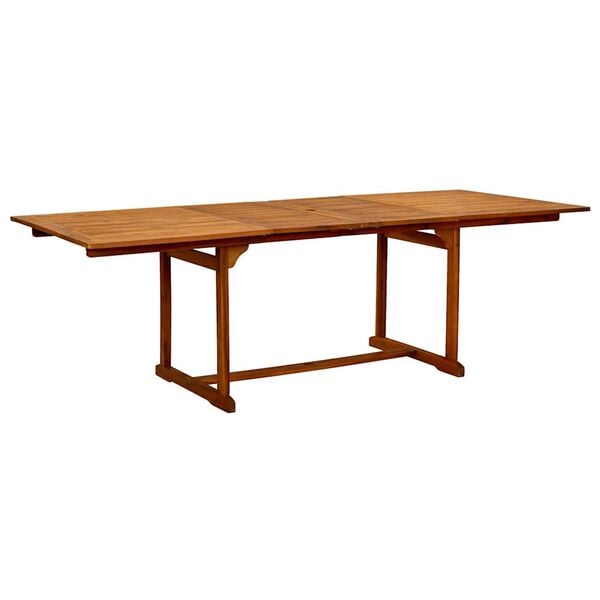 vidaXL Hagespisegruppe 7 deler heltre akasie og textilene