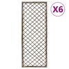 vidaXL Hageespalier 6 stk 30x120 cm selje