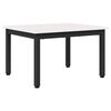 vidaXL Kaffebord Hvit 60 x 50 x 36 cm Massiv furu