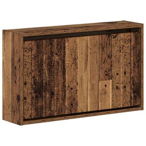 vidaXL Vegghengt skoskap ZWOLLE 71 x 17 x 43 cm Konstruert tre
