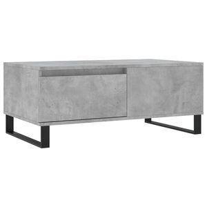 vidaXL Salongbord betonggr&aring; 90x50x36,5 cm konstruert tre