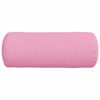 vidaXL Bolster puter 2 pcs Rosa Ø 15 x 40 cm stoff