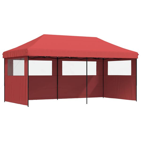 vidaXL Partytelt Burgunder 292 x 580 x 315 cm Oxford Stoff