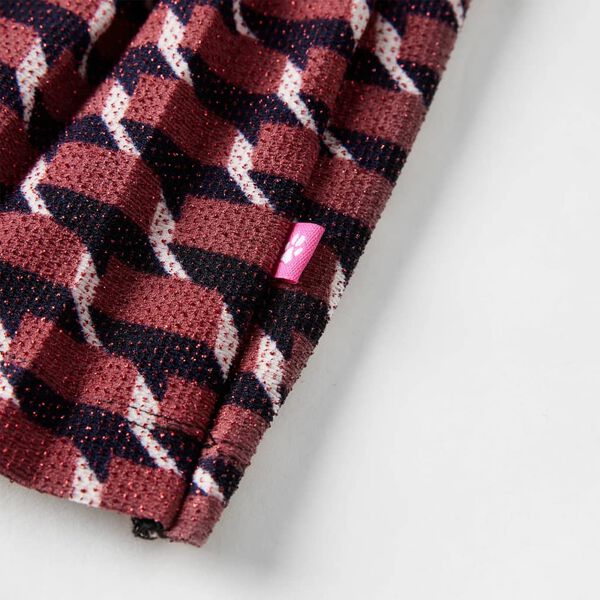 Plissert skjørt for barn med glitter marineblå 140