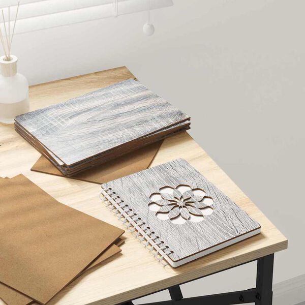 vidaXL Dekorpaneler 150 pcs Gr&aring; Sonoma 15 x 21 x 0.27 cm