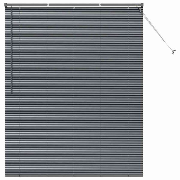 vidaXL Venetianspersienner M&oslash;rkegr&aring; 175 x 145 cm Aluminium