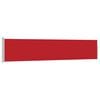 vidaXL Uttrekkbar sidemarkise 100x514 cm r&oslash;d