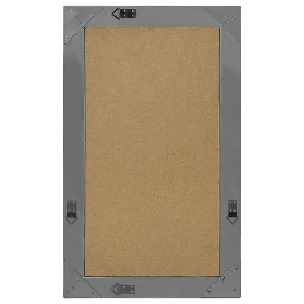 vidaXL Veggspeil barokkstil 50x80 cm svart