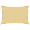 vidaXL Solseil sand 7x6 m 100% polyester oxford