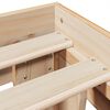 vidaXL Sengeramme uten madrass 140x200 cm heltre furu