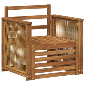 vidaXL Ute Midt Sofa Naturlig