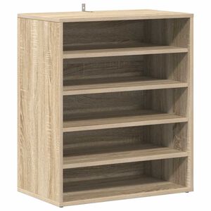 vidaXL Skoskap sonoma eik 60x35x70 cm konstruert tre