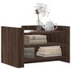vidaXL Salongbord brun eik 80x50x50 cm konstruert tre