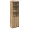 vidaXL Highboard artisan eik 50x35x180 cm konstruert tre