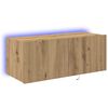 vidaXL TV Veggskap 80 x 35 x 31 cm Artisan Eik Konstruert tre