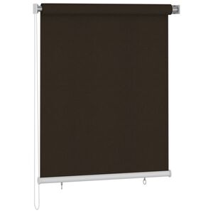 vidaXL Utend&oslash;rs rullegardin 120x140 cm brun