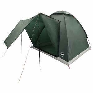 vidaXL Camping Telt 2-personers Army gr&oslash;nn Polyester og st&aring;l