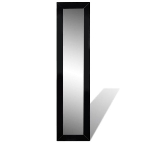 vidaXL Speil Svart Glass