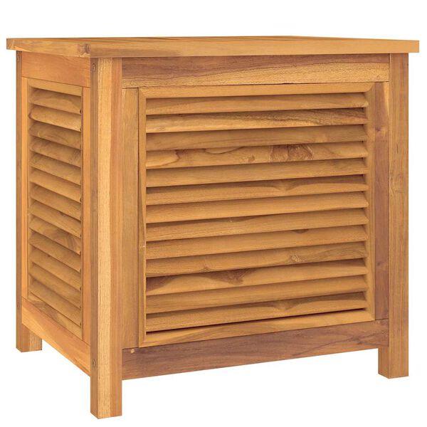 vidaXL Putekasse med pose 60x50x58 cm heltre teak
