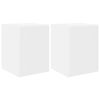 vidaXL TV Veggskap 2 pcs Hvit 30 x 31 x 40 cm Konstruert tre