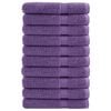vidaXL Premium h&aring;ndkl&aelig;r SOLUND 10 stk lilla 100x200 cm 600 g/m2