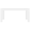 vidaXL Spisebord hvit 160x80x76 cm sponplate