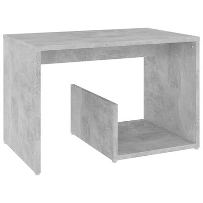 vidaXL Sidebord betonggrå 59x36x38 cm sponplate