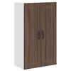 vidaXL Veggskap PORTO Brun Eik 60 x 31 x 100 cm Konstruert tre