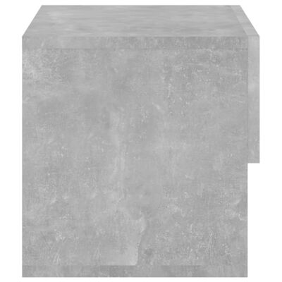 vidaXL Veggmonterte nattbord 2 stk betonggrå