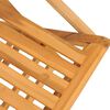 vidaXL Hagespisegruppe 5 deler heltre teak