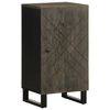 vidaXL Skjenk svart 40x33x75 cm heltre mango