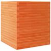 vidaXL Plantekasse voksbrun 60x60x68,5 cm heltre furu