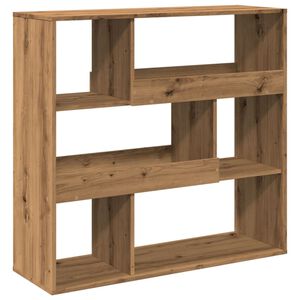 vidaXL Bokhylle/romdeler artisan eik 100x33x94,5 cm