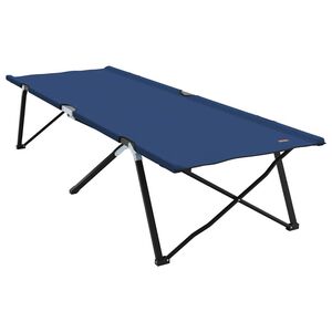 vidaXL Sammenleggbar camping seng Blå 206 x 76 x 74 cm Oxford og Stål