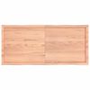 vidaXL Bordplate lysebrun 140x60x(2-6)cm behandlet heltre naturlig