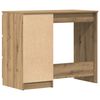 vidaXL Skrivebord artisan eik 90x45x76 cm konstruert tre