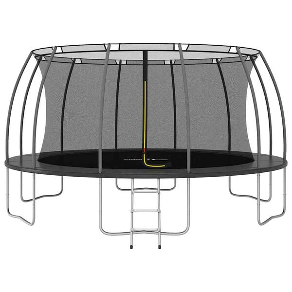 vidaXL Trampolinesett rund 488x90 cm 150 kg
