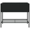 vidaXL Plantekasser med hylle 2 stk svart 90x40x75 cm polyrotting