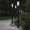 vidaXL Pullertlamper 3 stk 110 cm svart IP44