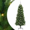 vidaXL Juletre med 300 LED med stativ gr&oslash;nn 240 cm PE