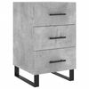 vidaXL Nattbord betonggr&aring; 40x40x66 cm konstruert tre