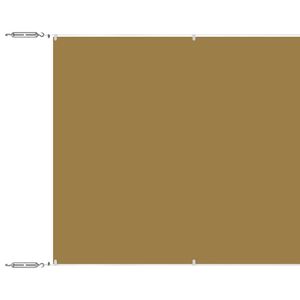 vidaXL Vertikal markise beige 60x1200 cm oxfordstoff