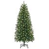 vidaXL Kunstig juletre med 150 LED med stativ gr&oslash;nn 120 cm PE og PVC