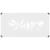 vidaXL Klar presenning med maljer 1x2 m PVC