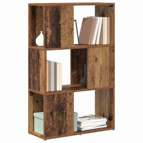 vidaXL TV-benksett Veggmontert Brun 60 x 24 x 94,5 cm Konstruert tre