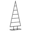 vidaXL Juletre til dekorasjon metall svart 90 cm