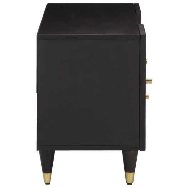 vidaXL TV-benk 105x33x46 cm heltre mango